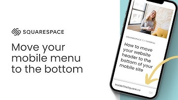 Squarespace Mobile: Move Header to the Bottom
