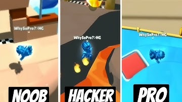 Tips And Tricks In Stumble Guys | Noob VS Pro VS Hacker | All Not 3