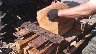 Amazing Dangerous Automatic Homemade Firewood Processing Machines, Fastest Wood Splitting Machines
