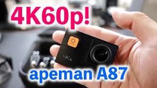 【辛口評価】致命的残念ポイントあり！→間違いです。APEMAN A87 アクションカメラ 4K60pレビュー