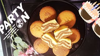 Mini Marble Cake | Marble Butter Cake | Butter Marble Mini Party Cake 