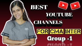 How I Cleared CMA INTER by self study🔥| Best YouTube Channels  | Group 1| Trapti talks