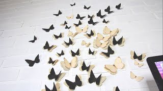видео Бабочки для декора