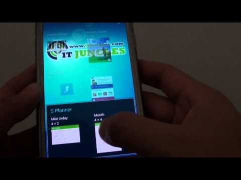 Samsung Galaxy S5: How to Add Calendar Widget to Home Screen