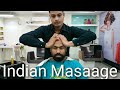 ASMR relaxing head massage with neck cracking by Indian barber.