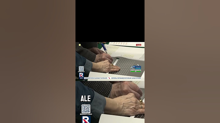 Nowy trop w sprawie liczenia głosów w wyborach