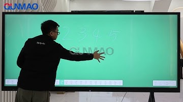 Qtenboard 105 inch 5k uhd LCD smart whiteboard interactive flat panel display for Education Teaching
