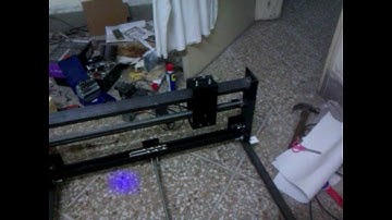 Homemade CNC #DIY ( Testing the X axis )