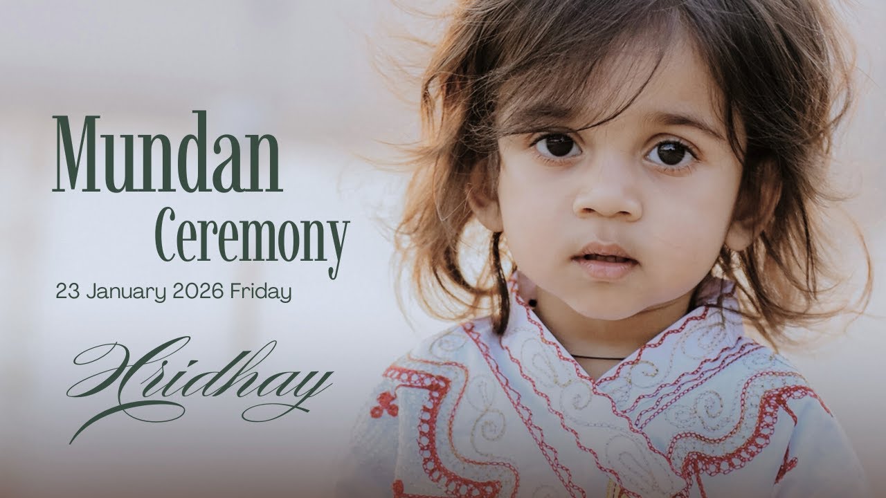 Hridhay l Mundan ceremony l 23/01/2026
