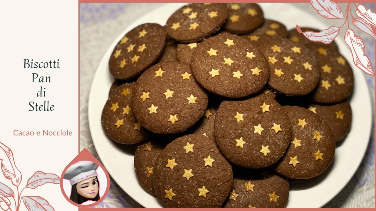 Homemade Pan di Stelle biscuits - FRIABLE COOKIES - COCOA AND HAZELNUT  COOKIES RECIPE 