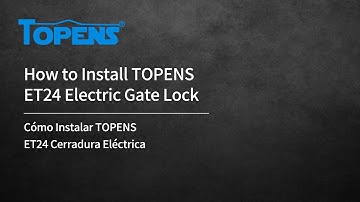 How to Install TOPENS ET24 Electric Gate Lock