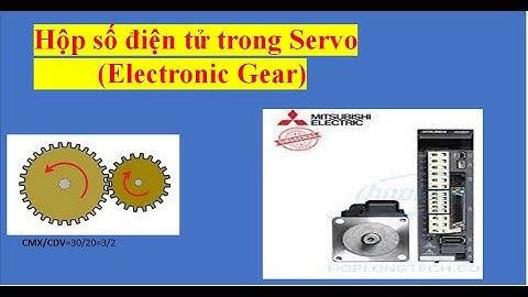 Hộp số điện tử trong Servo (EG) là gì?, tính toán và cài đặt như nào?