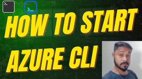 How to start Azure CLI / How to open Azure CLI