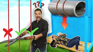 Don't Cut The Wrong Rope Challenge | Funniest Challenge | Hungry Birds