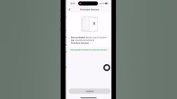 Firmware Update downgraden beim Bambu Lab #shorts