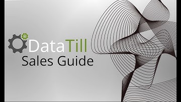 DataTill - Sales Setup Guide