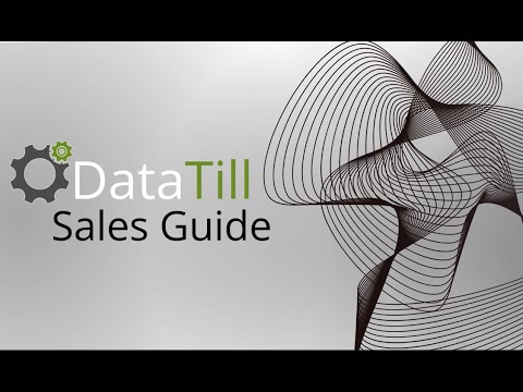 DataTill - Sales Setup Guide