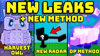 🦉 HARVEST OWL, MOONBEAM RADAR, AND MORE - NEW LEAKS IN GROW A GARDEN