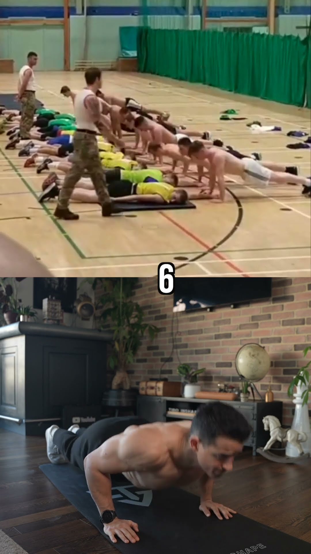 Military push-up test !! ?