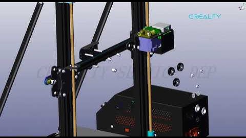 Service tutorial CR 10 V2 replace extrusion backplate