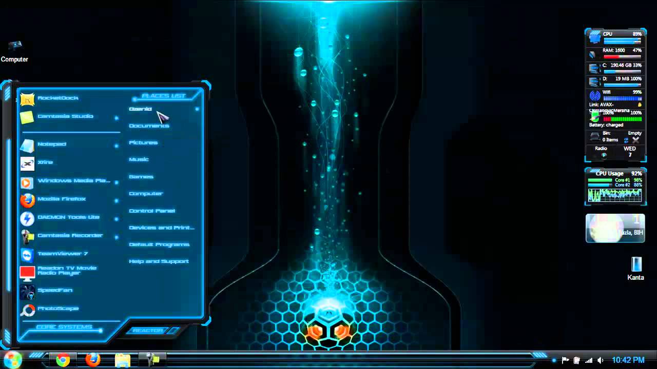 Hud Premium Theme Windows 7 Link Youtube