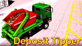 รถยกภาชนะขนขยะแบบแขนคู่   Deposit Tipper :  construction simulator 2015 / EP.1 [HD] screenshot 5