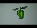 How to draw mango easy to draw mango  tanvir art 93