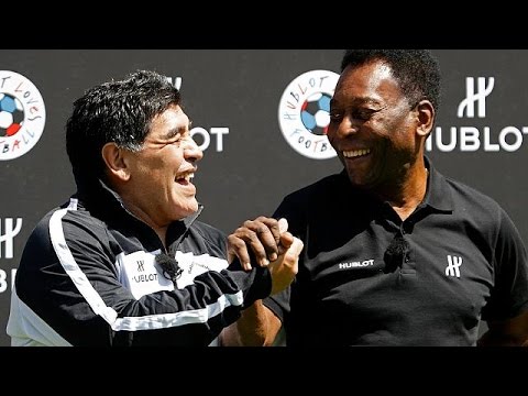 Pele ve Maradona birbirlerine rakip oldu - sport