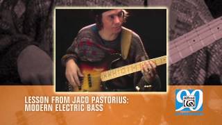 Modern Electric Bass - Jaco Pastorius - "Arpeggios and Double Stops" chords