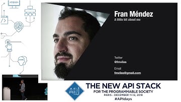 The AsyncAPI specification, Fran Mendez, Founder, AsyncAPI, APIdays Paris 2018
