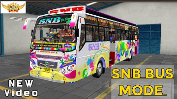 SNB new Bus Mode | Bus simulator Indonesia|  New video 🔥💥💥💥