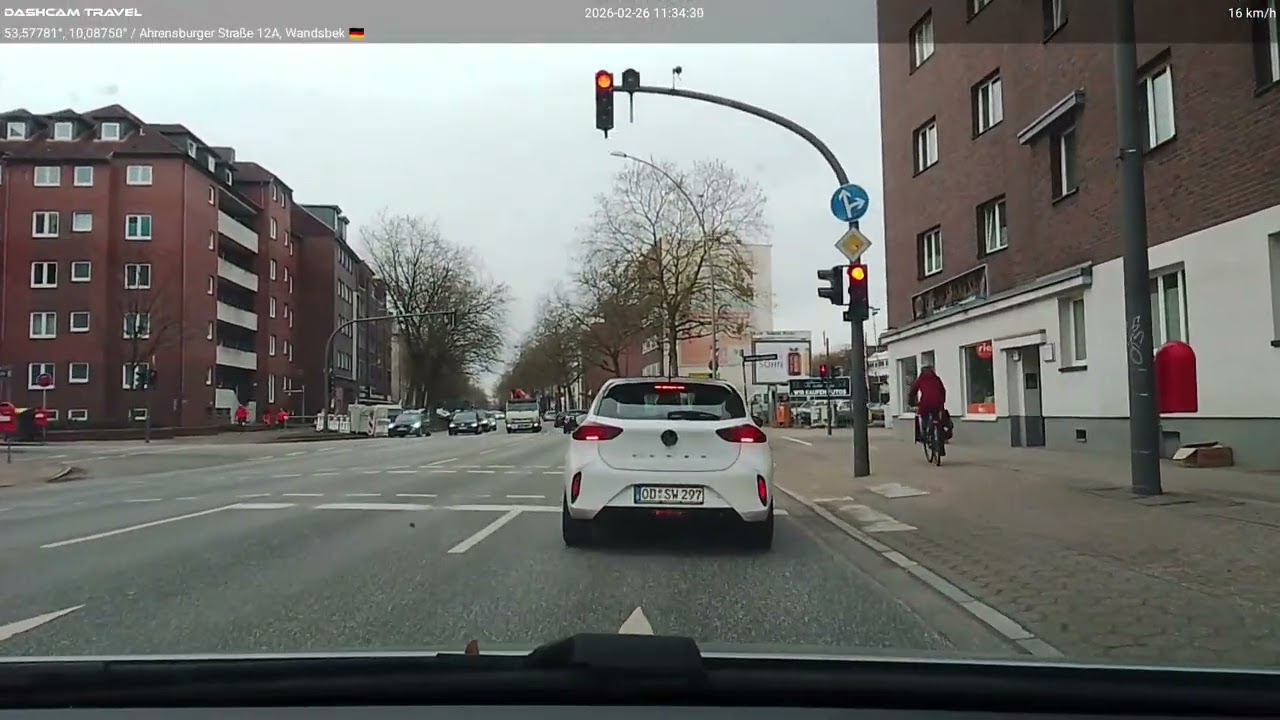 2026-02-26*Fahrt zur HUK Vertretung um ein Versicherungskennzeichen zu kaufen und zurück 