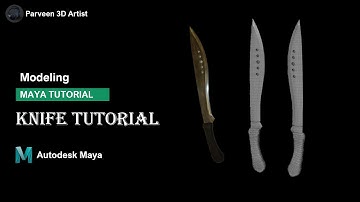 Modeling A Knife in Maya | Knife Modeling Tutorial in Autodesk Maya 2023
