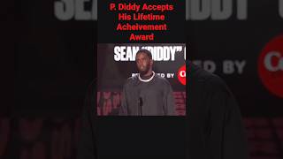 P. Diddy Accepts His Lifetime Achievement Award 🎤 #shorts #pdiddy #betawards2022