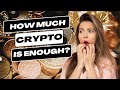 How much crypto is enough xrp flr xlm vet hbar xdc  what is it used for 