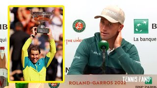 Casper Ruud "Nadal destroyed me..." - Roland Garros 2022 (HD)