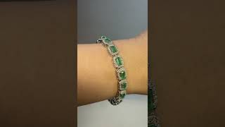 Браслет С Изумрудами И Бриллиантами 57000Р 20См