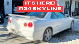 Taking Delivery of my R34 Skyline After Storing it in Japan!