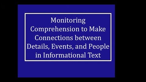 Determining Textual Interactions | 7th Grade Reading | eSpark Instructional Video