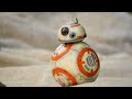 Como hacer BB-8 droide de Star Wars en Porcelana Fría