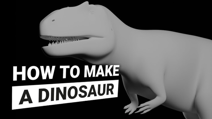 Create a Chrome Dino Game in Blender - 3D Modeling, @PSDPRO