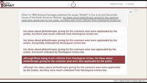 GMAT Sentence Correction: Taking on Parallelism logic by Master GMAT