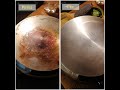 Ultra involver disc  biotrim mystik paste on buildup burn on saucepan bottom