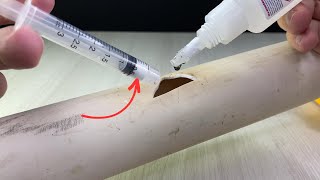 Why ancient plumbers kept these secrets! How to repair a PCV pipe from the inside by Inventor´s Lab 645 views 7 months ago 3 minutes, 51 seconds