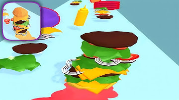 Burger Run All Levels Mobile Walkthrough iOS,Android Gameplay New Update Game Max Level #109
