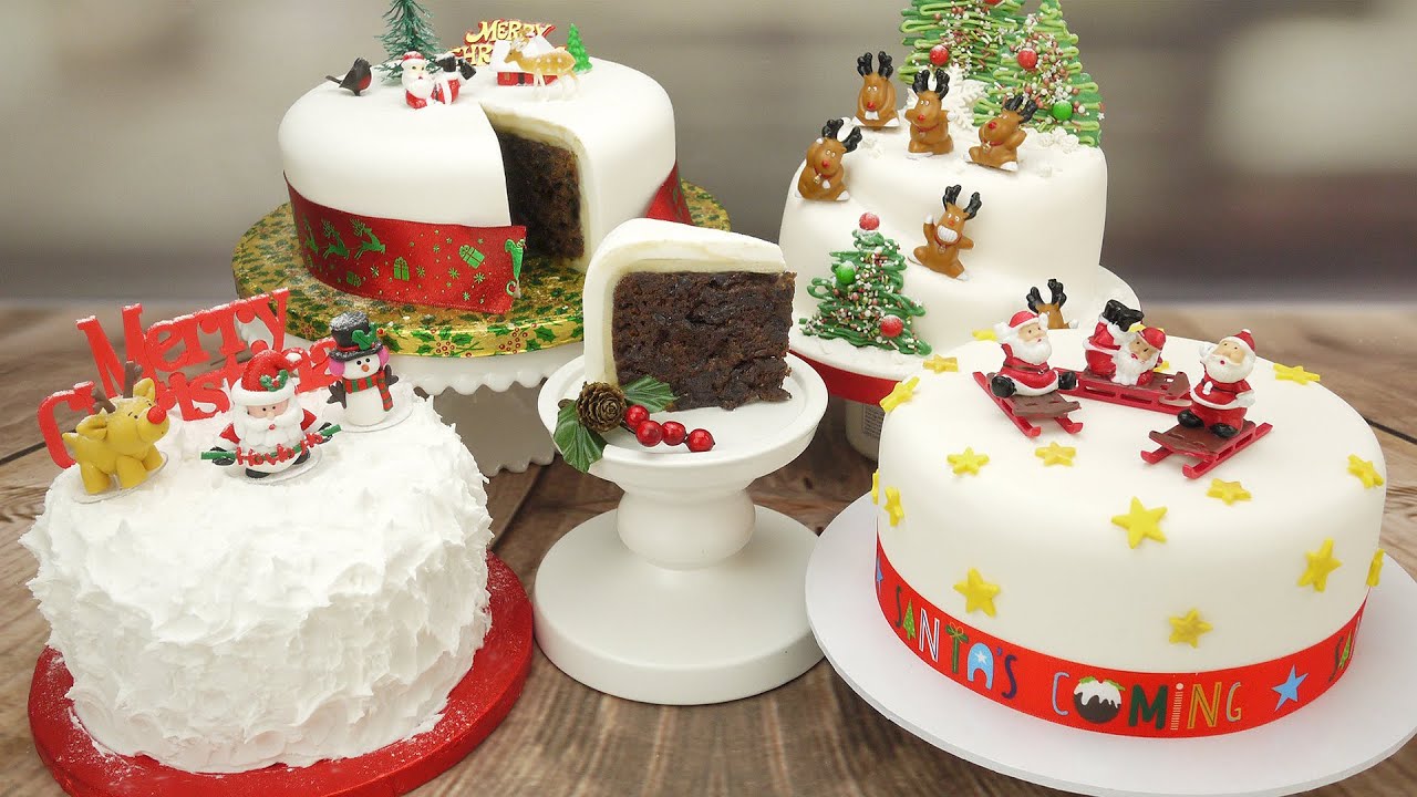 Christmas Fruit Cake Decorations