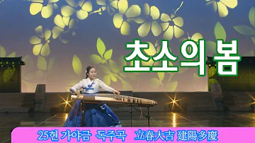 🌱 초소의봄 25현가야금 독주곡 국악한마당 입춘대길 건양다경 - 박고은 gayageum