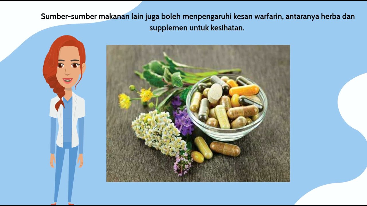 Interaksi Warfarin dengan Ubat,supplemen dan makanan dalam Bahasa