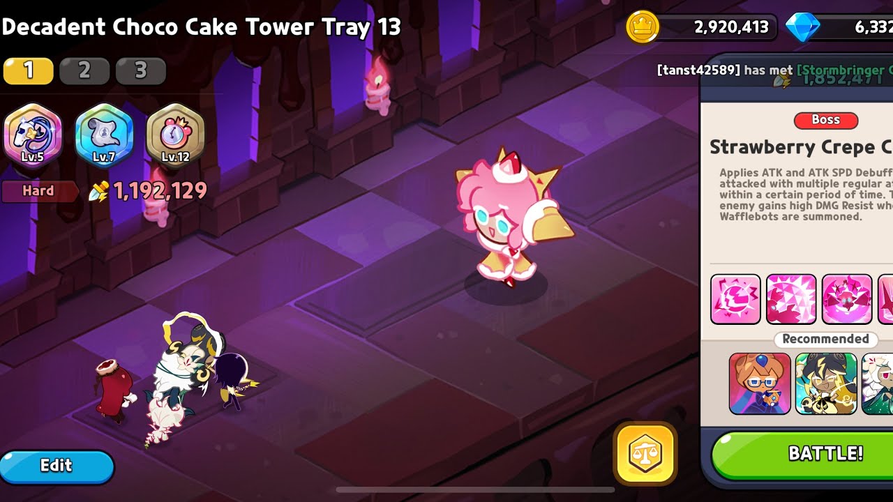 Decadent Choco Tower Tray 13 | Cookie Run Kingdom