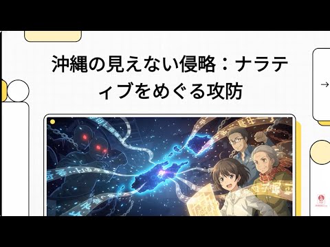 【AIが分析】：沖縄の見えない侵略：ナラティブをめぐる攻防